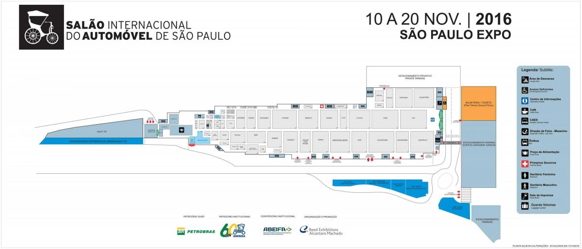 Mapa auto zobraziť Sao Paulo