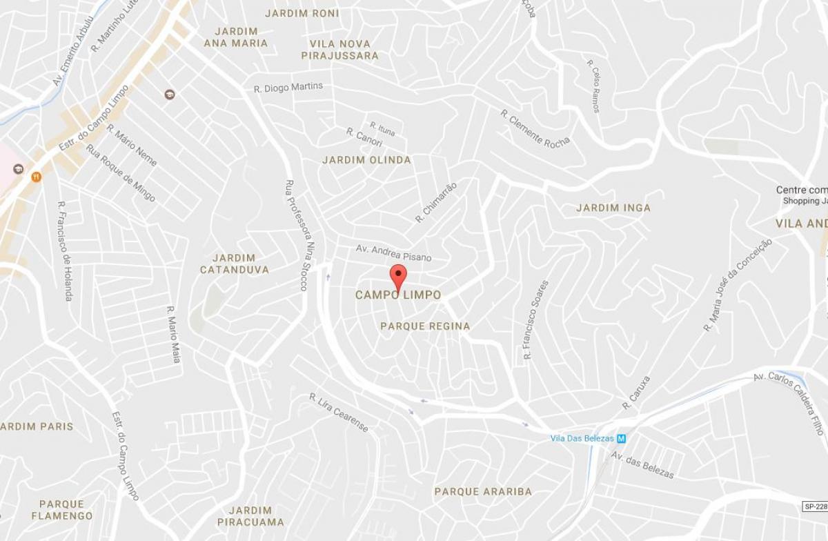 Mapa Campo Limpo Sao Paulo