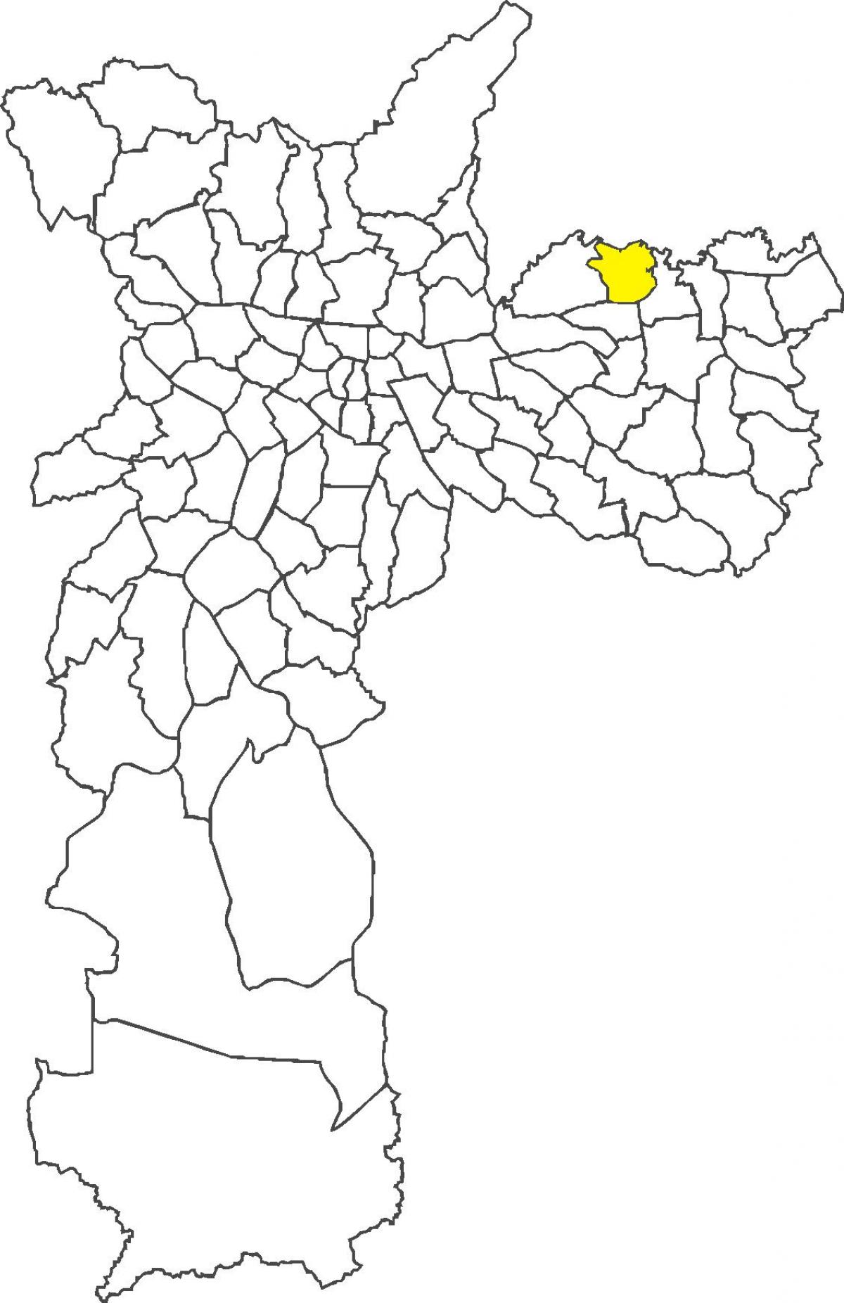 Mapa Ermelino Matarazzo okres