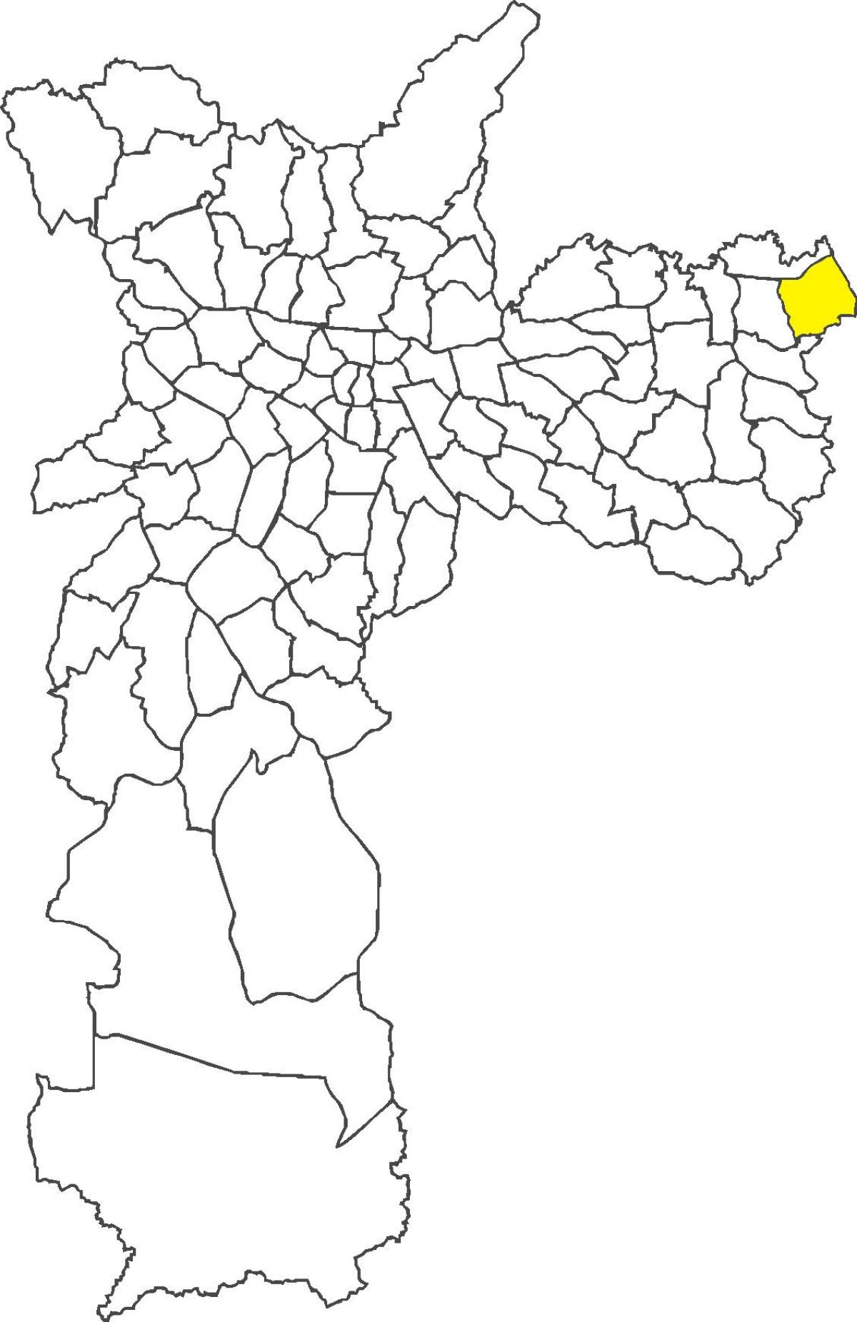 Mapa Itaim Paulista okres