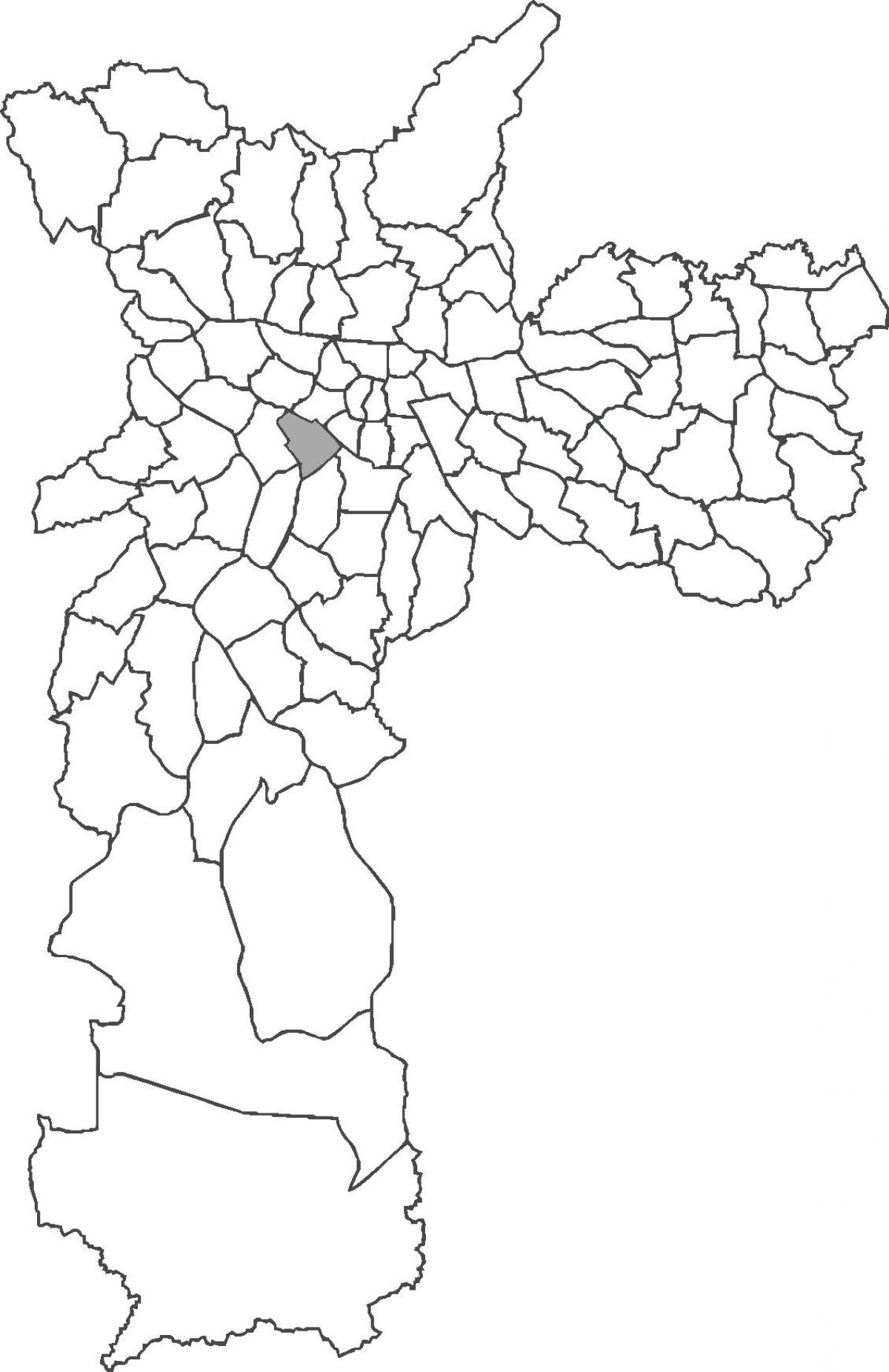 Mapa Jardim Paulista okres