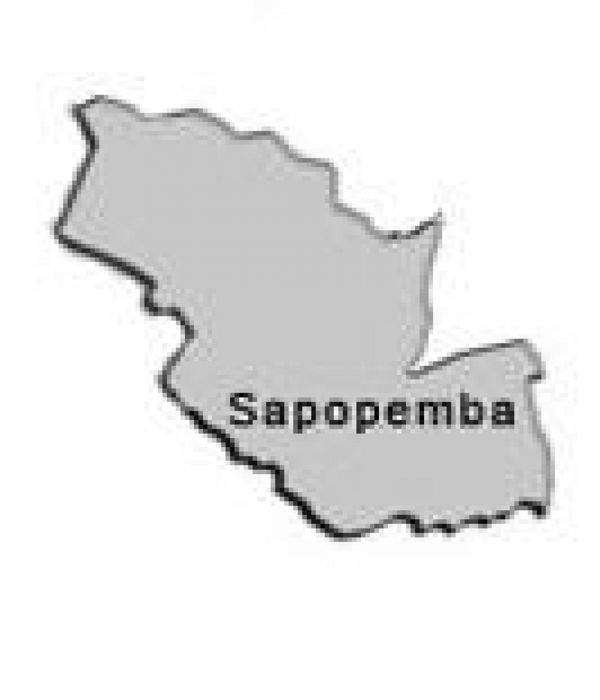 Mapa Sapopembra sub-prefektúra