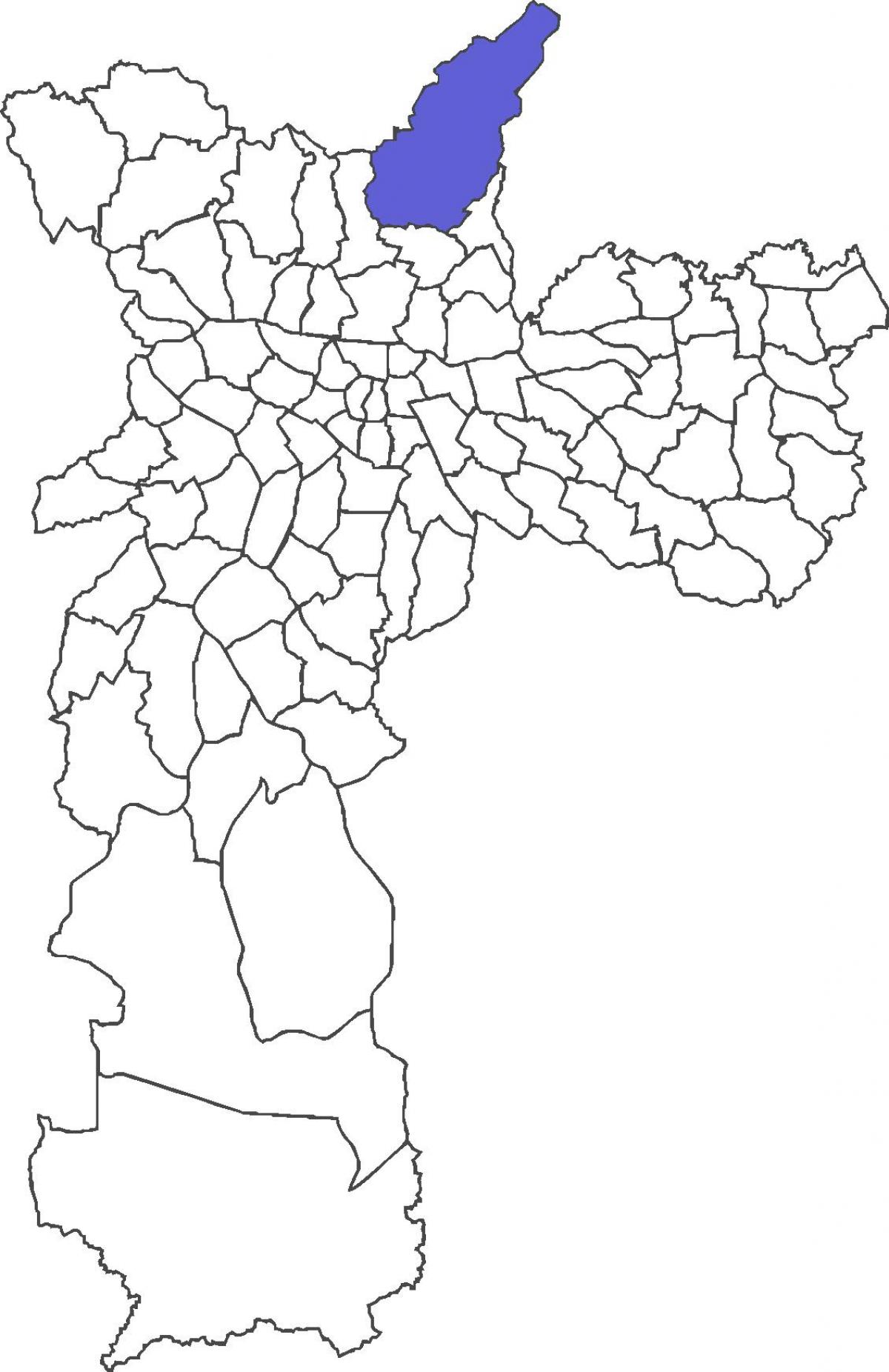 Mapa Tremembé okres