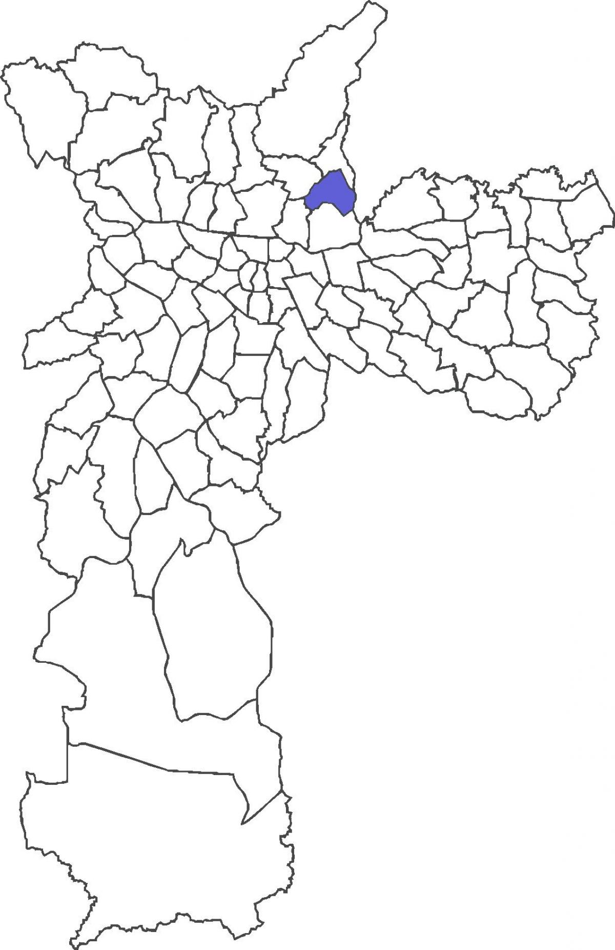 Mapa Vila Medeiros okres