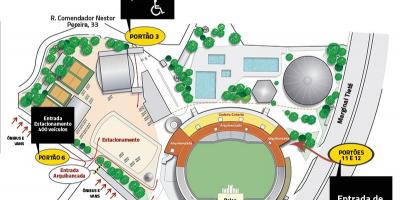 Mapa Canindé štadión
