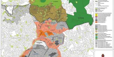 Mapa Casa Verde São Paulo - záber pôdy