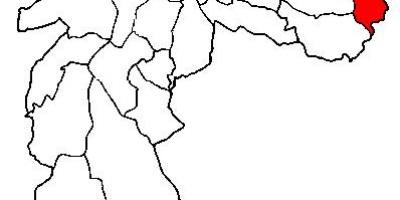 Mapa Cidade Tiradentes okres