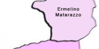 Mapa Ermelino Matarazzo sub-prefektúra