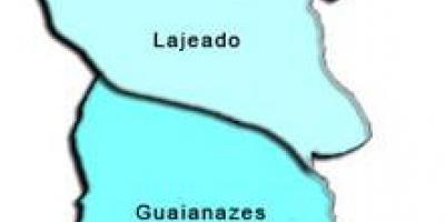 Mapa Guaianases sub-prefektúra
