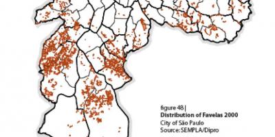 Mapa Sao Paulo favelas
