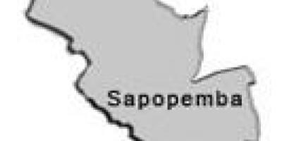 Mapa Sapopembra sub-prefektúra