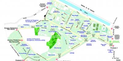 Mapa university of Sao Paulo - USP