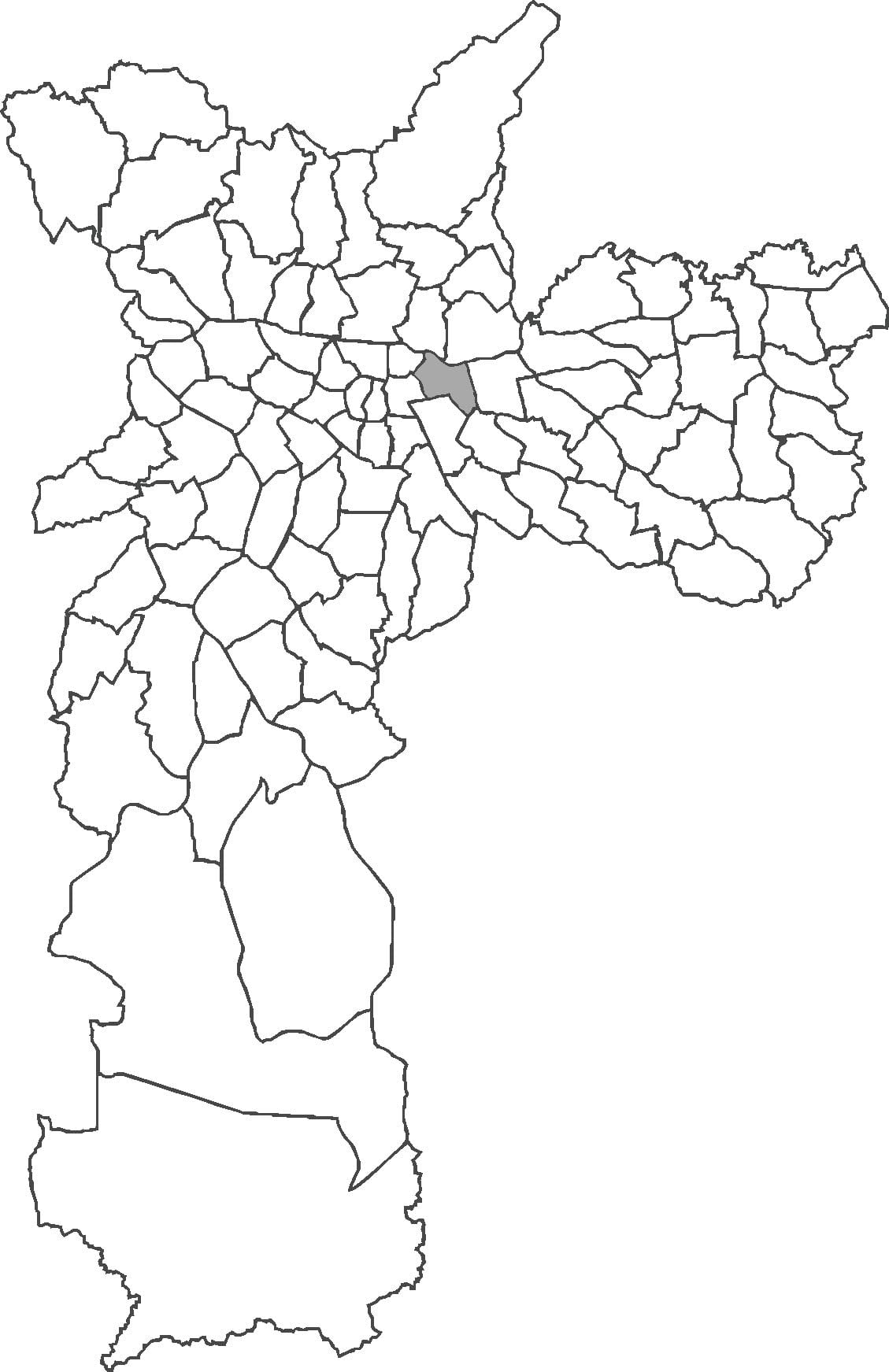 Mapa štvrti Belém