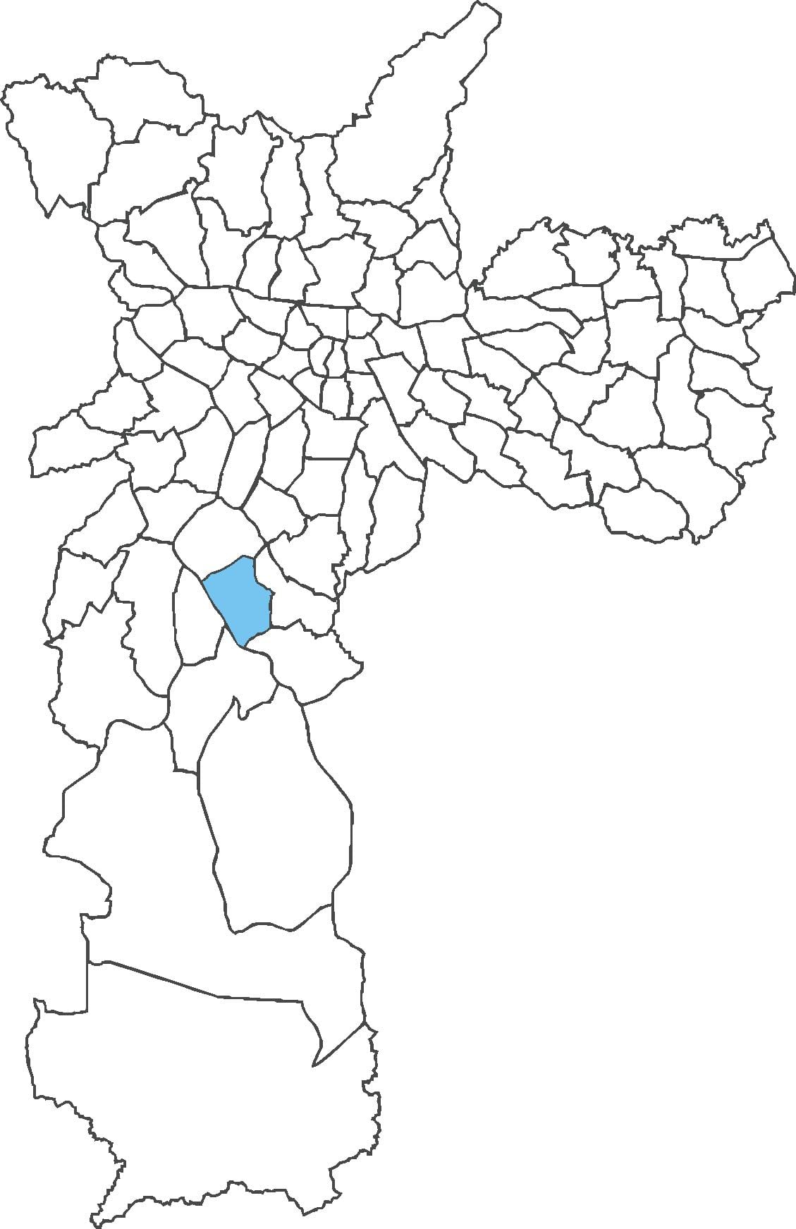 Mapa Campo Grande okres