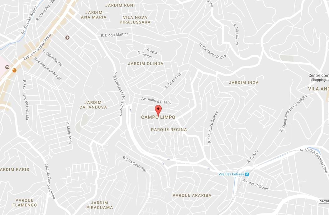 Mapa Campo Limpo Sao Paulo