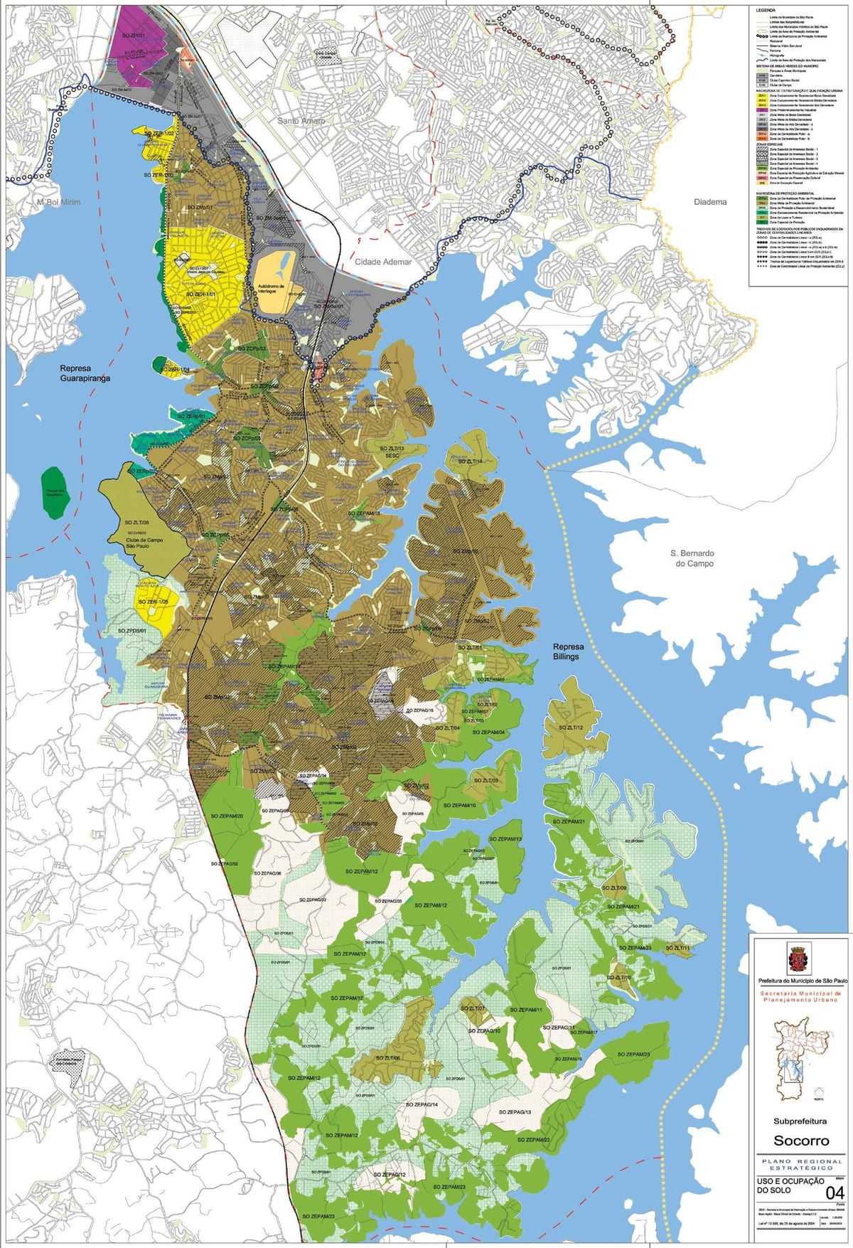 Mapa Capela robiť Socorro São Paulo - záber pôdy