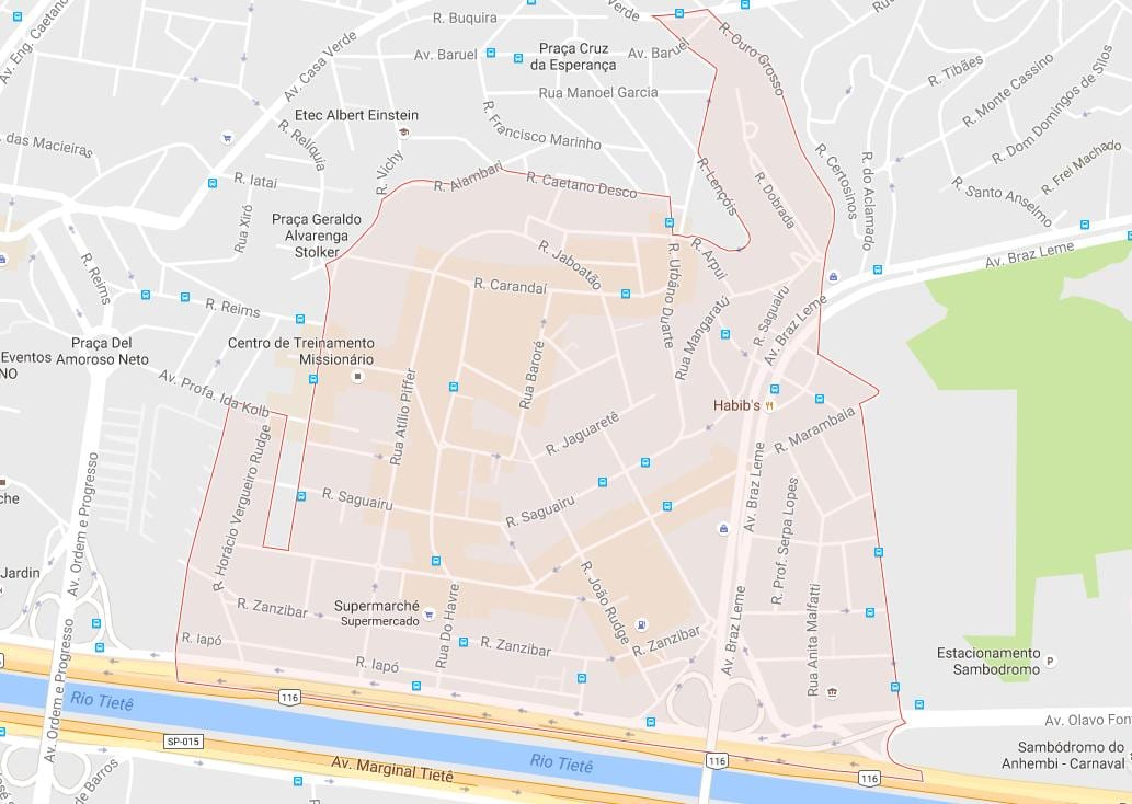Mapa Casa Verde Sao Paulo