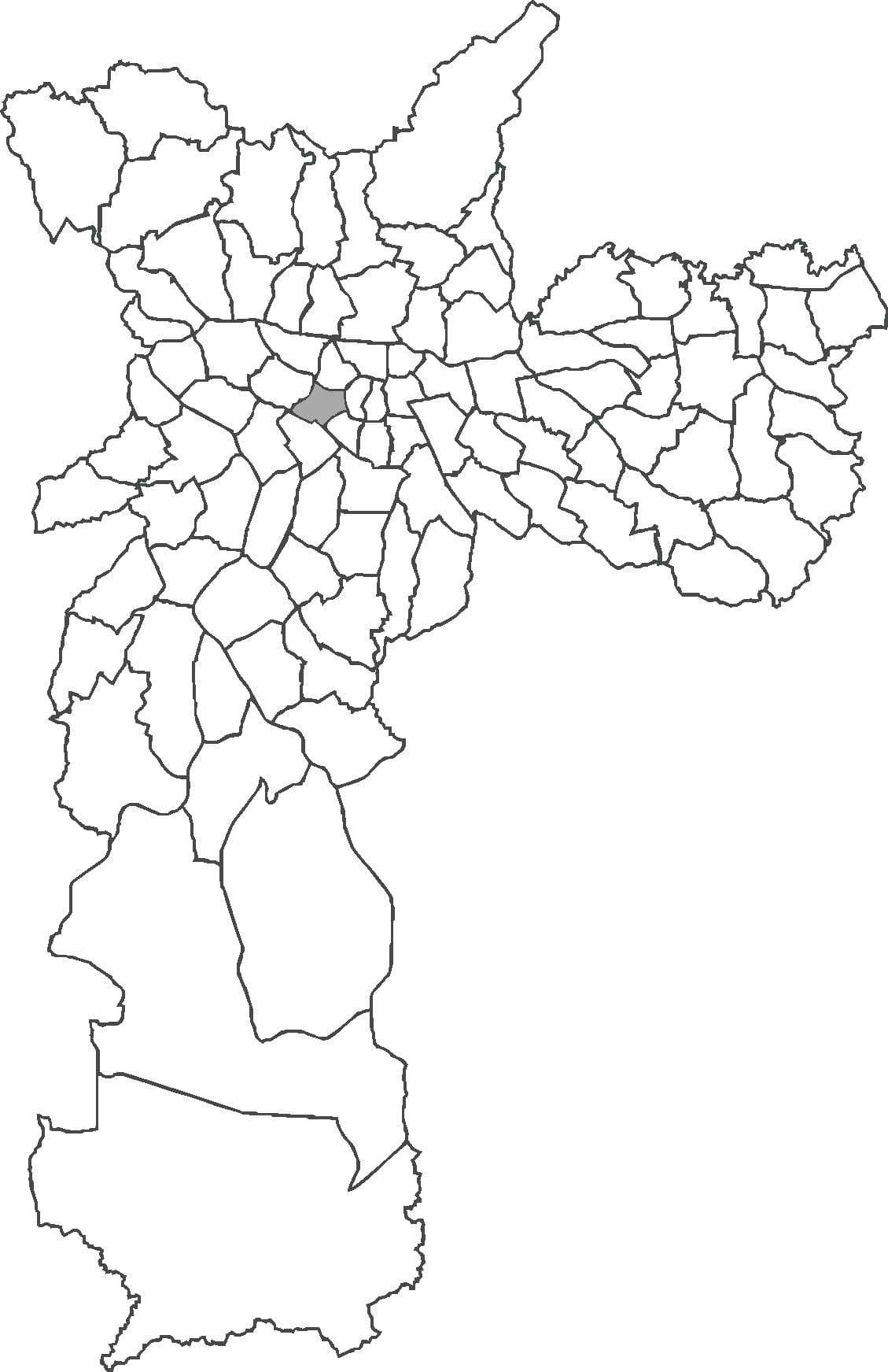 Mapa Consolação okres