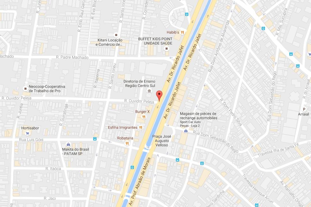 Mapa Cursino Sao Paulo