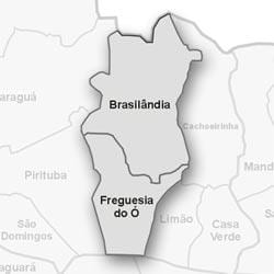 Mapa Freguesia urobiť, Ó sub-prefektúra