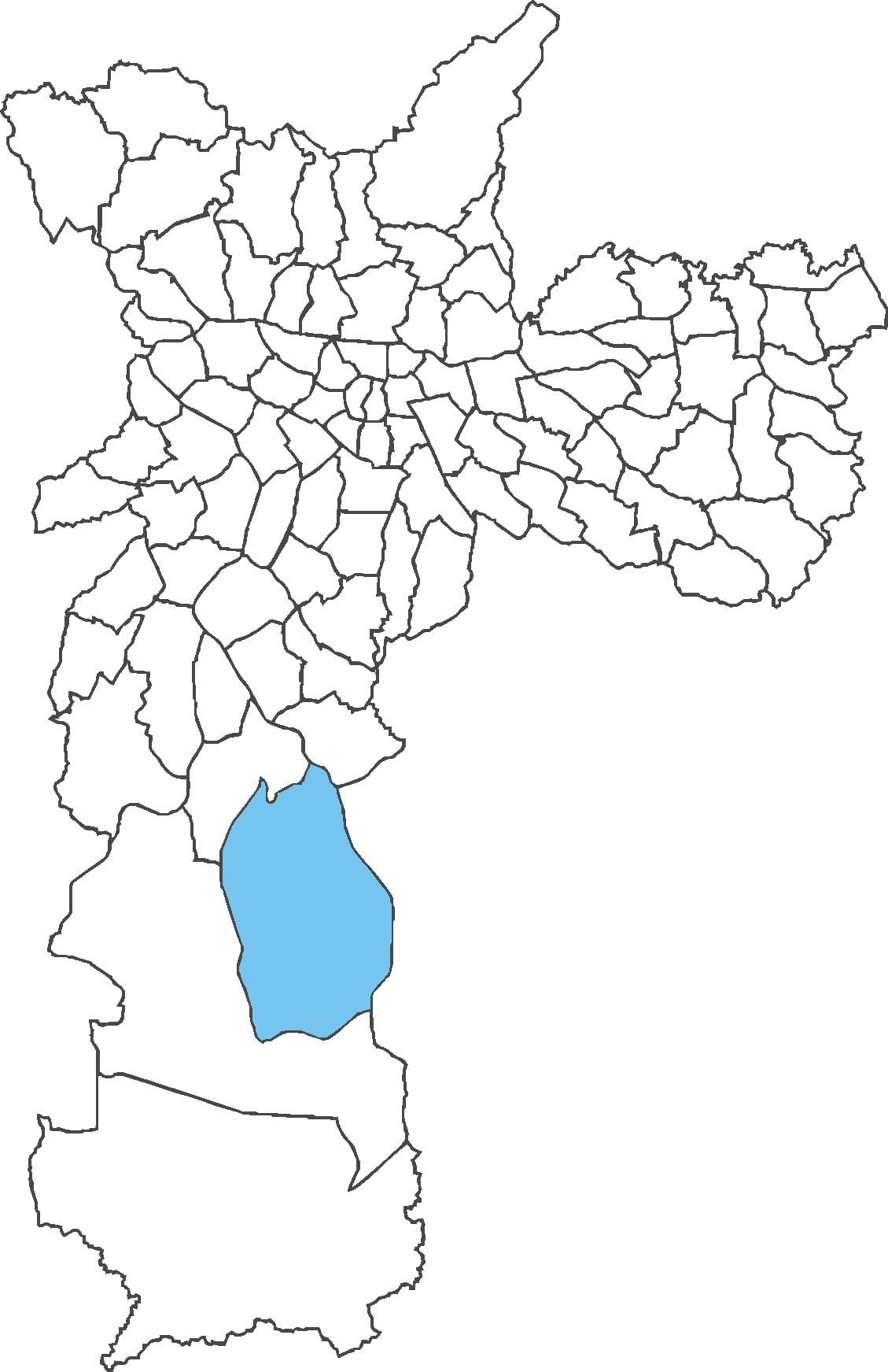Mapa Grajaú okres