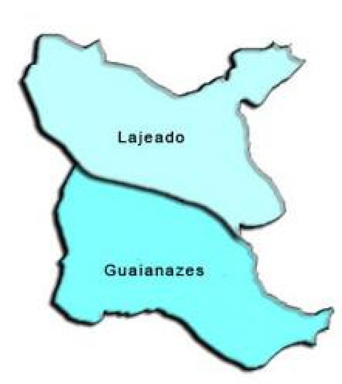 Mapa Guaianases sub-prefektúra