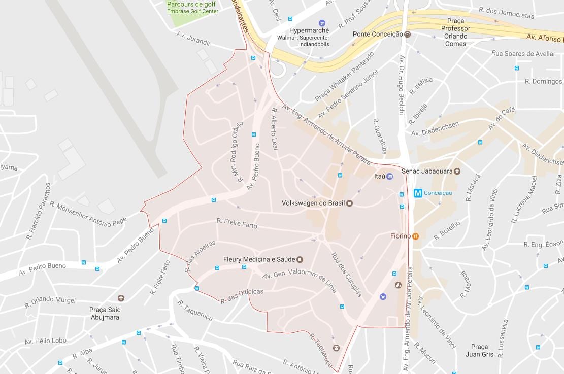 Mapa Jabaquara Sao Paulo