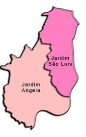 Mapa M'Boi Mirim sub-prefektúra