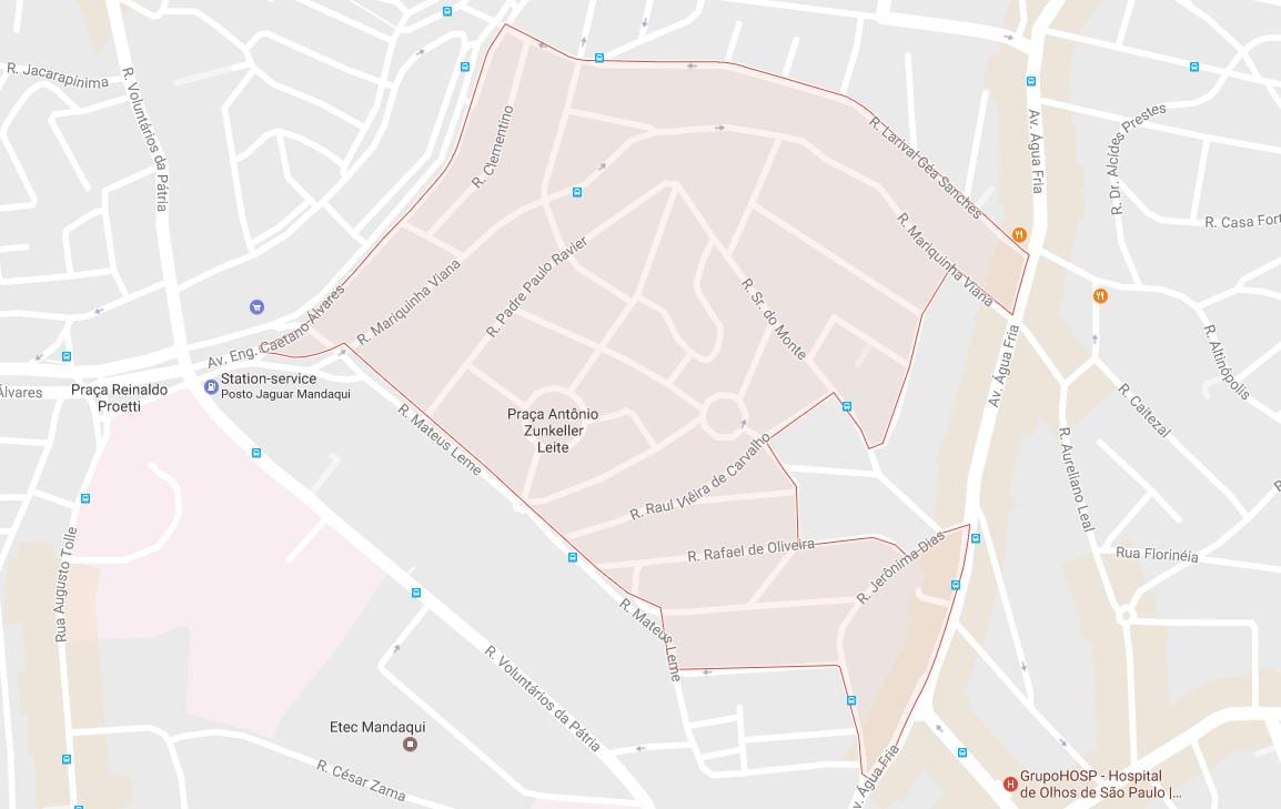 Mapa Mandaqui Sao Paulo