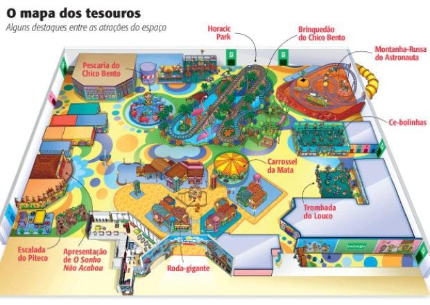 Mapa Monica São Paulo park