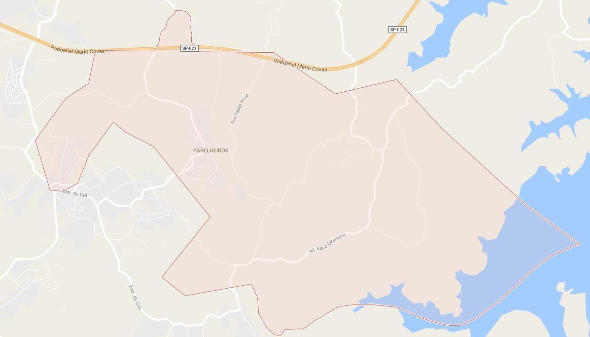 Mapa Parelheiros Sao Paulo