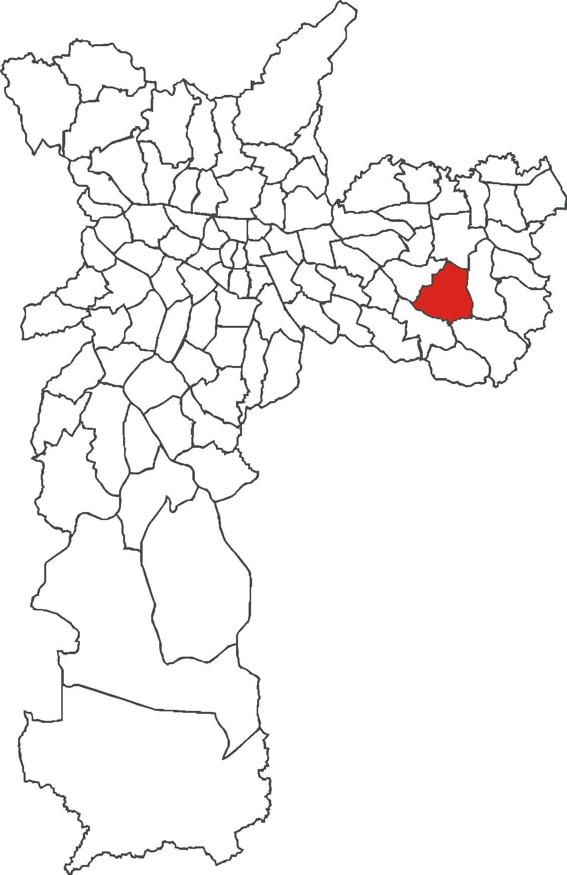 Mapa Parque robiť Carmo okres