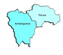 Mapa Perus sub-prefektúra