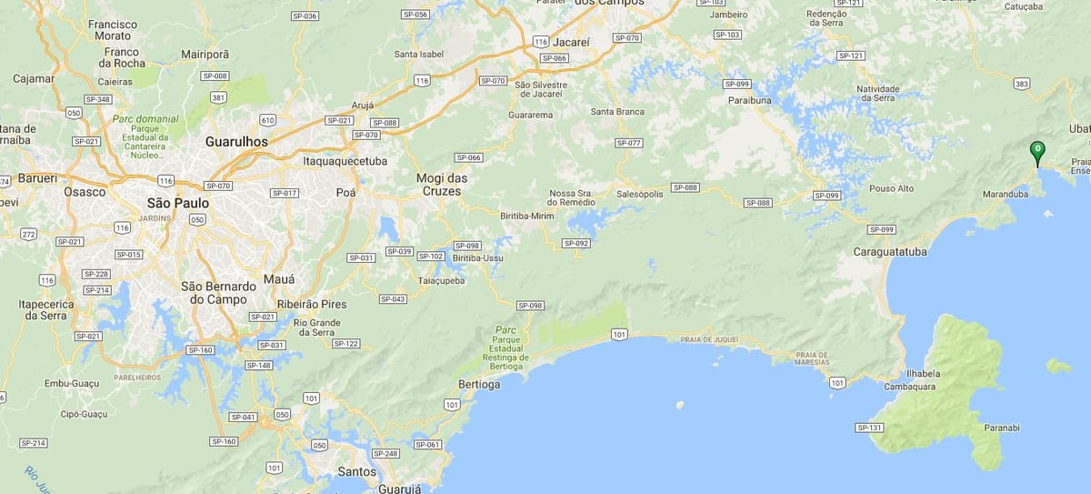 Mapa pláži Dura