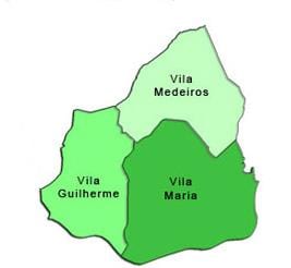 Mapa Vila Maria sub-prefektúra