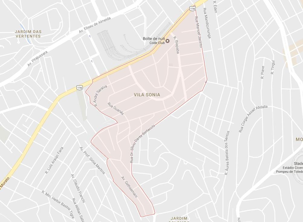 Mapa Vila Sônia Sao Paulo