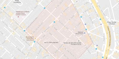 Mapa Água Rasa Sao Paulo