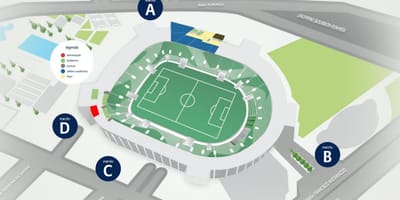 Mapa Allianz Parque - Úroveň 1