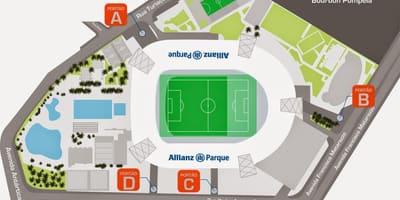 Mapa Allianz Parque Sao Paulo