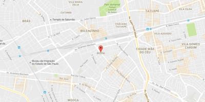 Mapa Belém Sao Paulo