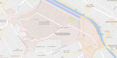 Mapa Butantã Sao Paulo