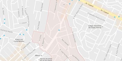 Mapa Cidade Ademar Sao Paulo