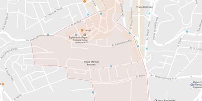 Mapa Freguesia urobiť, Ó Sao Paulo