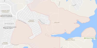 Mapa Grajaú Sao Paulo