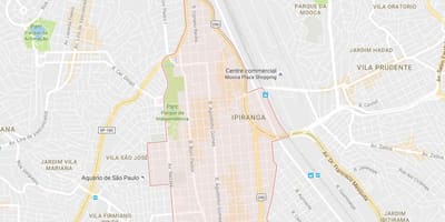 Mapa Ipiranga Sao Paulo