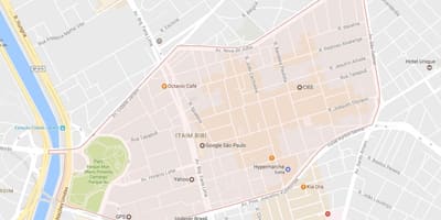 Mapa Itaim Bibi Sao Paulo