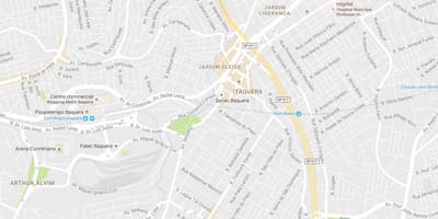Mapa Itaquera Sao Paulo