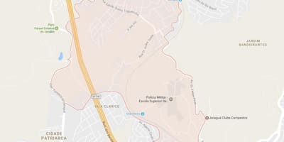 Mapa Jaraguá Sao Paulo