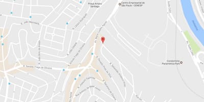 Mapa Jardim Svätý Luís Sao Paulo