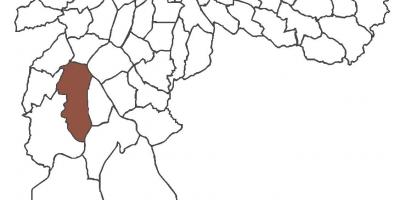 Mapa Jardim Svätý Luís okres